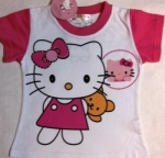 футболка Kitty с мишкой