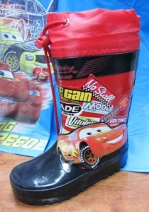rubber boots, Cars blac ― Maksimka - quality children's clothing.