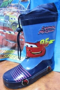 rubber boots, Cars blue ― Maksimka - quality children's clothing.