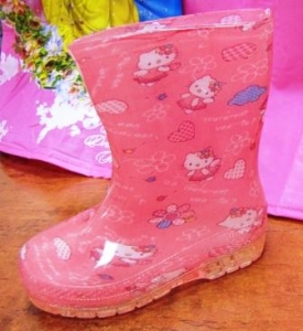 rubber boots, little Kitty ― Maksimka - quality children's clothing.