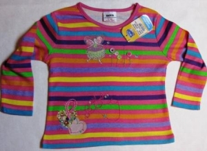 striped raglan with a little fairy ― Maksimka - quality children's clothing.