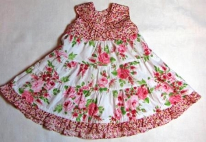 платье в розы ― Максимка - красивая детская одежда оптом и в розницу.