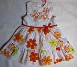 dress with yellow flowers ― Maksimka - quality children's clothing.