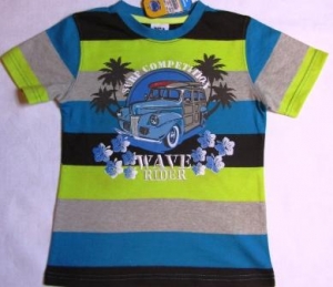 Tshirt with a car WAVE ― Maksimka - quality children's clothing.