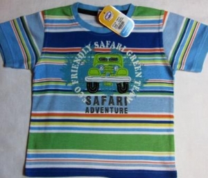 футболка з джипом Safari ― Максимка - красивий дитячий одяг оптом та в роздріб.
