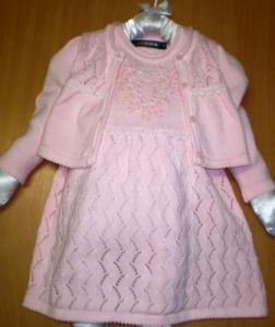 dress+knitted jacket ― Maksimka - quality children's clothing.